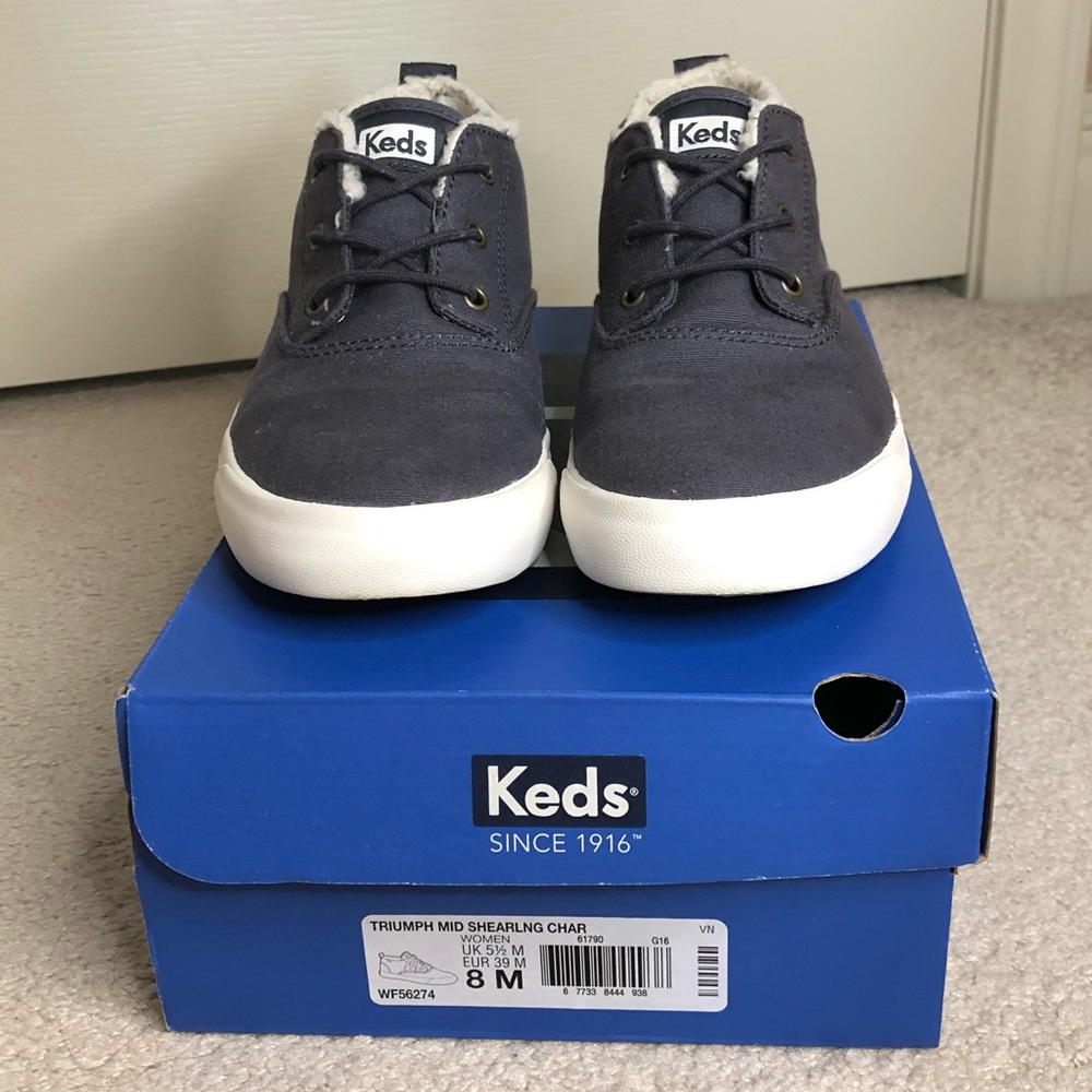 Keds Grey Ankle-high Sneaker